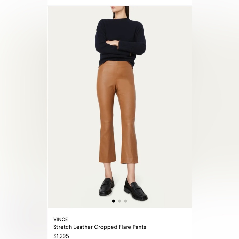 Vince Butter Leather Pants nwt L